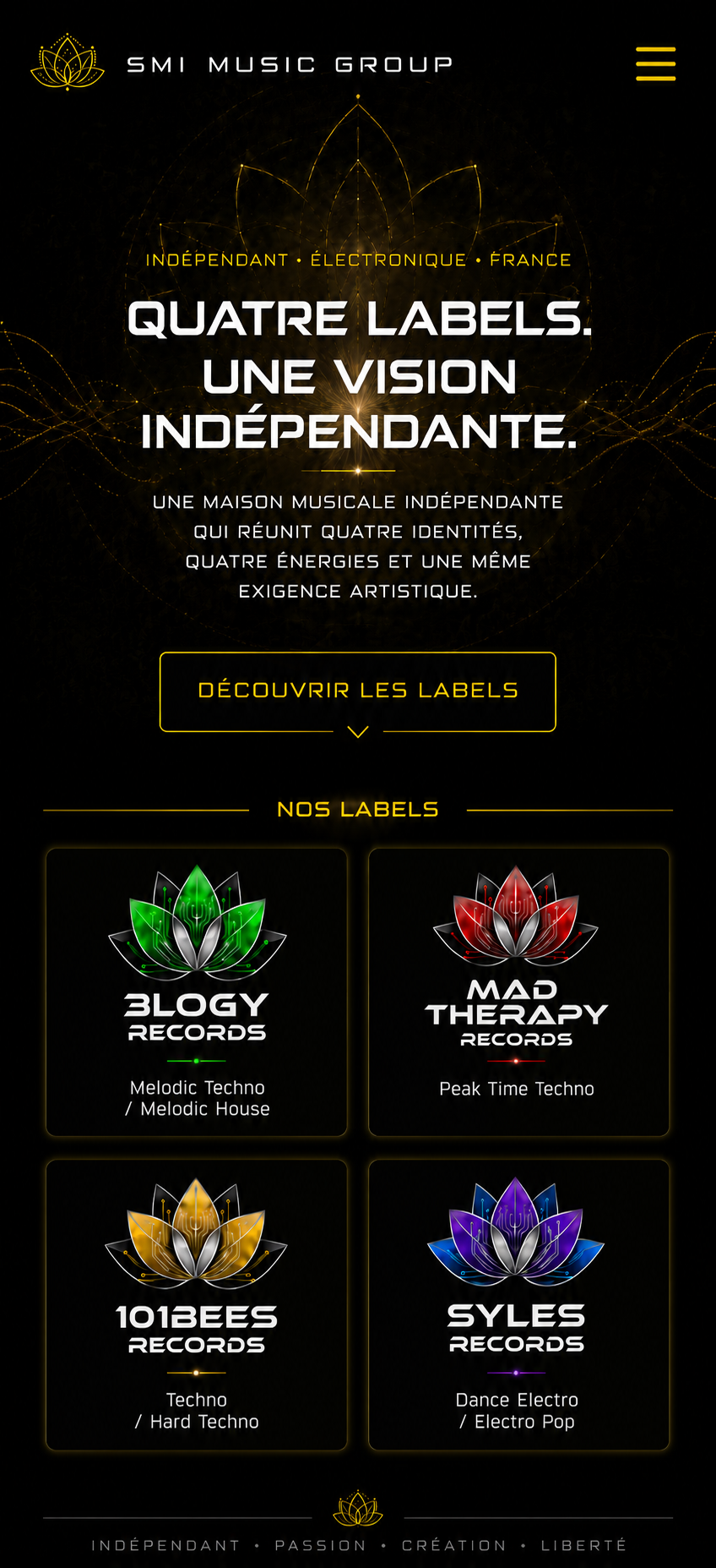SMI Music Group — Quatre labels, une vision indépendante